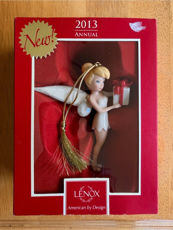 Lenox Other - Lenox Tinker Bell Holiday Ornament - White and Gold